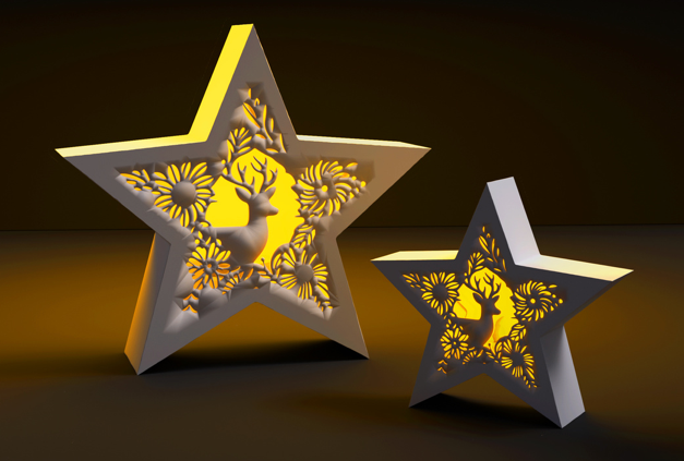 Reindeer Star – LED
