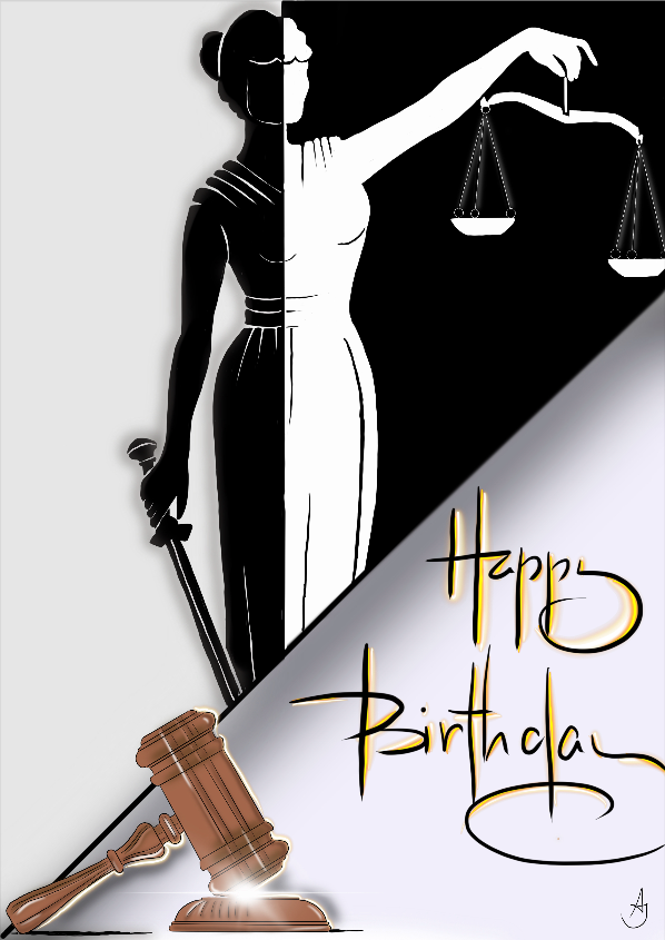 Digital Card – Law Theme