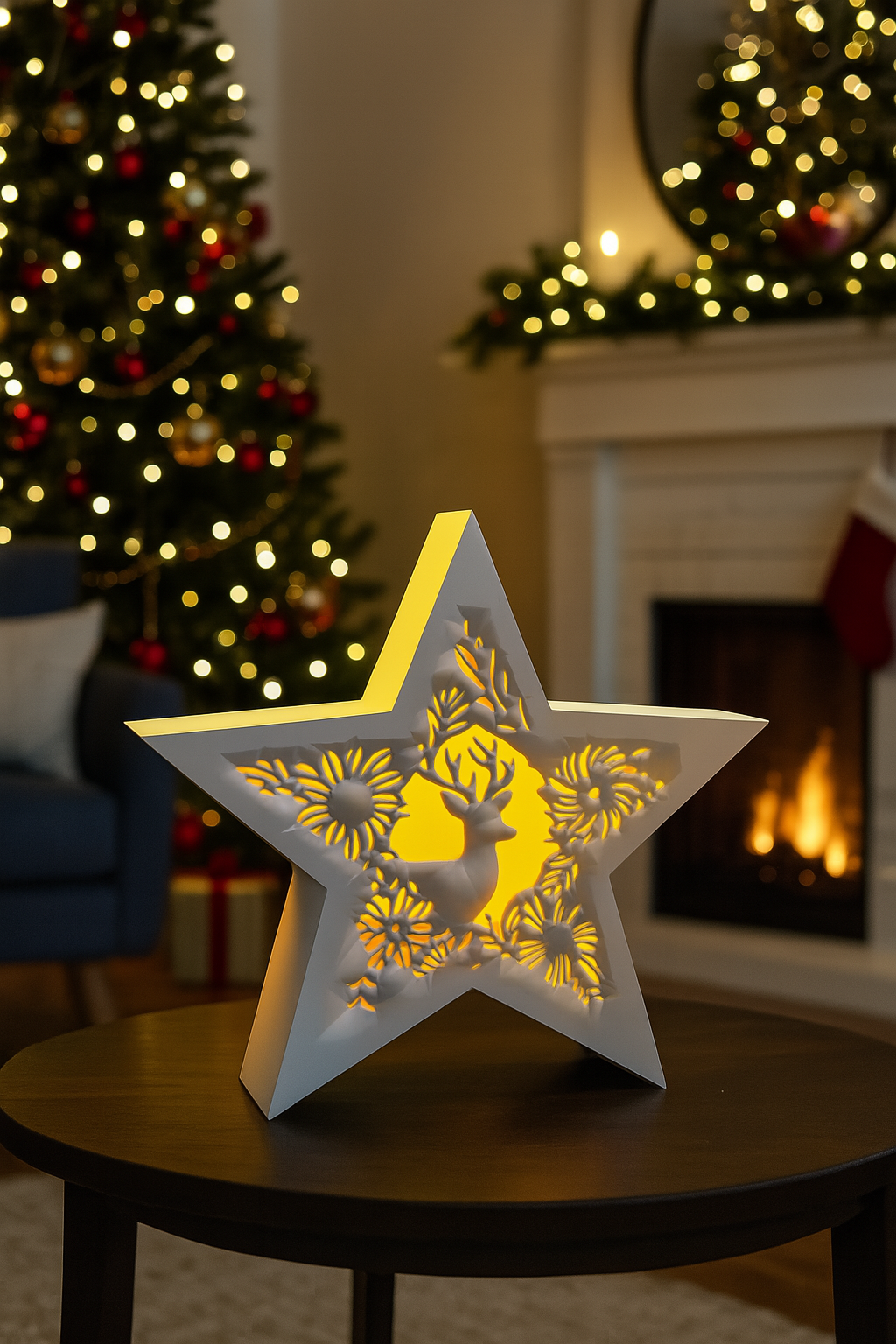Reindeer Star – LED