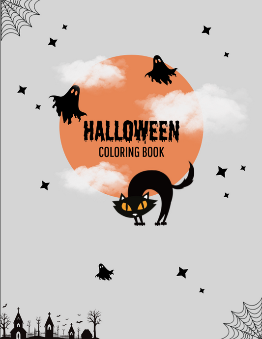 Digital Coloring Book - Halloween Edition