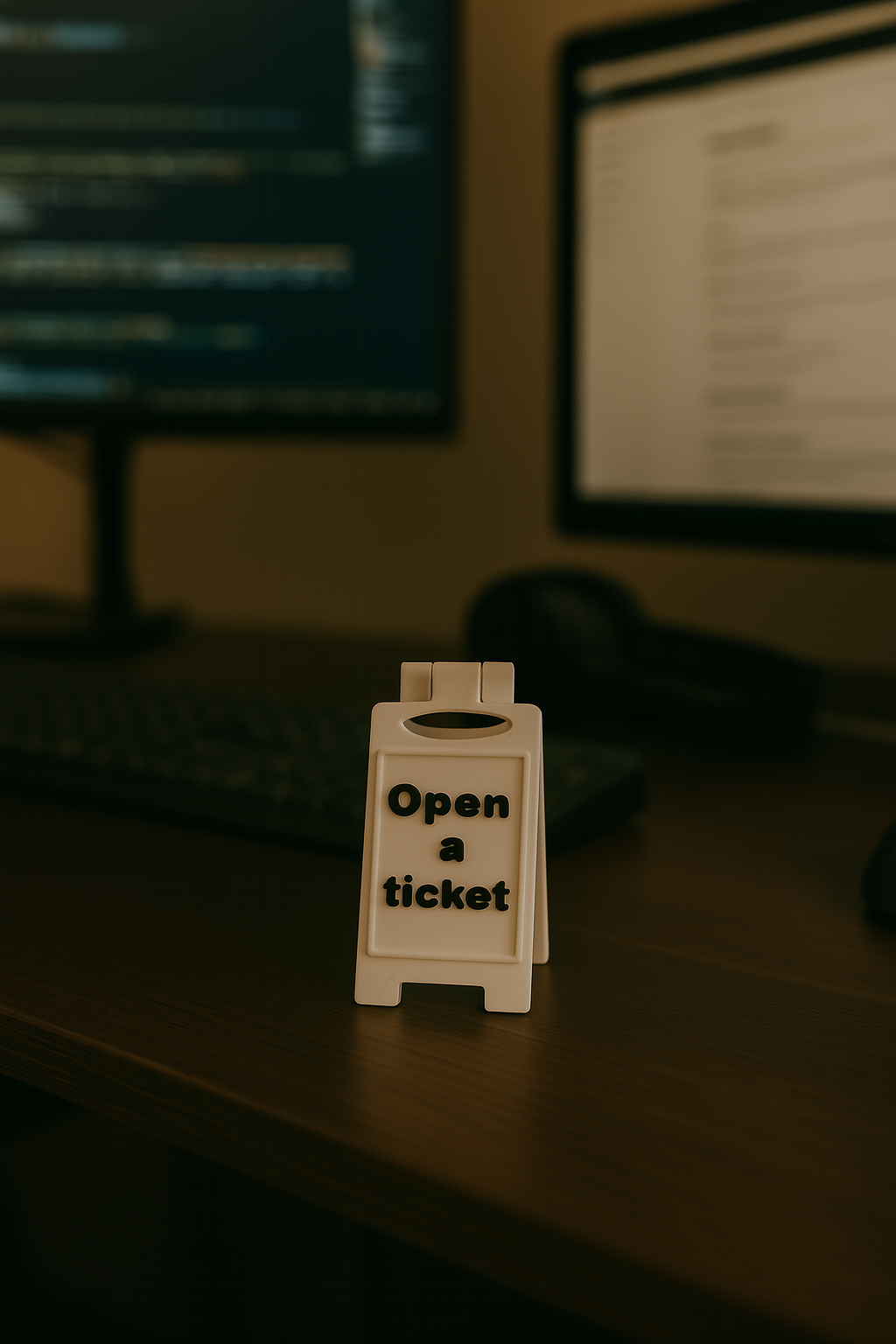 Customizable Mini Desk Signs