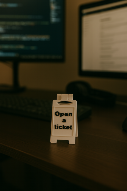 Customizable Mini Desk Signs